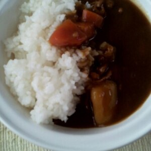 牛肉ミンチの野菜カレー